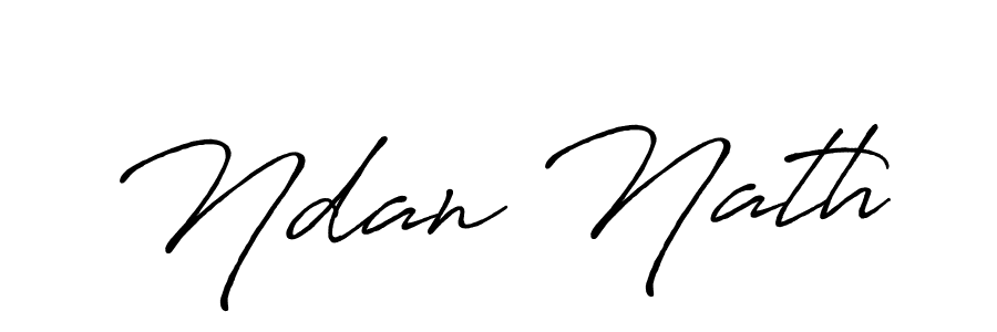 Use a signature maker to create a handwritten signature online. With this signature software, you can design (Antro_Vectra_Bolder) your own signature for name Ndan Nath. Ndan Nath signature style 7 images and pictures png